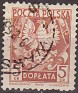 Poland - 1950 - Coat Of Arms - 5 GR - Marron - Polonia, Coats Of Arms - Scott J116 - Coats of Arms Eagle - 0